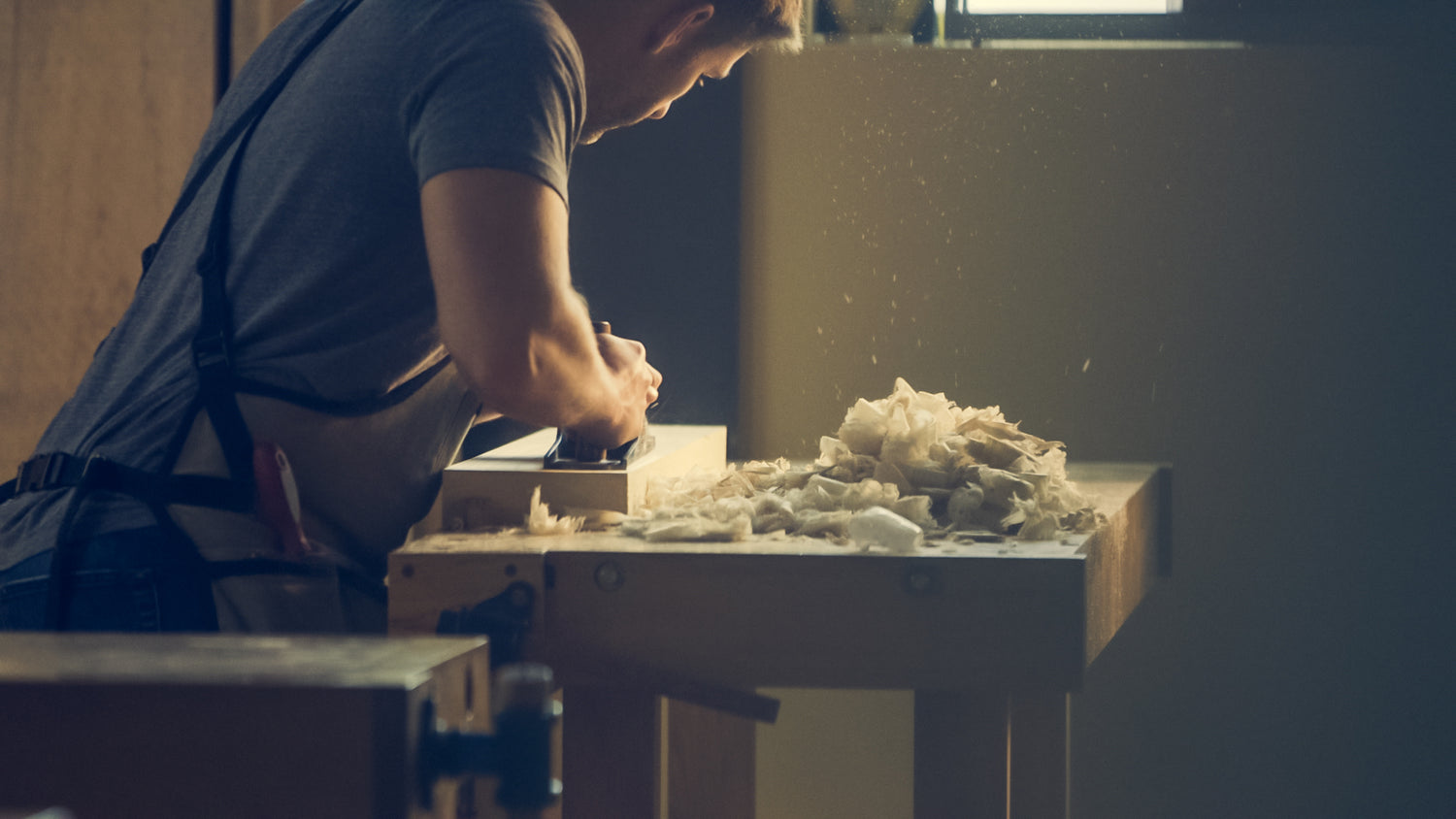 Carpenter at work